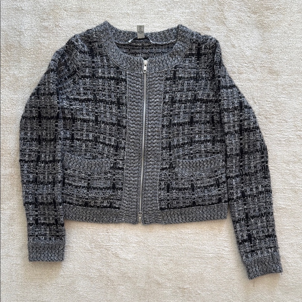 Autumn Cashmere Zip-Up Sweater